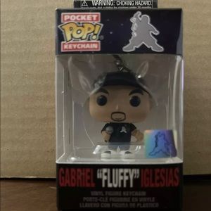 Pocket pop keychain of Gabriel “fluffy” Iglesias
